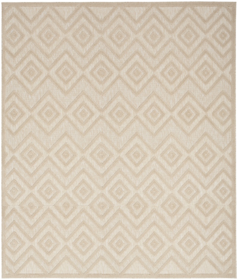 Versatile Cream Nrv01 Polypropylene Modern Area Rug - 9 Ft X 12 Ft - Cream