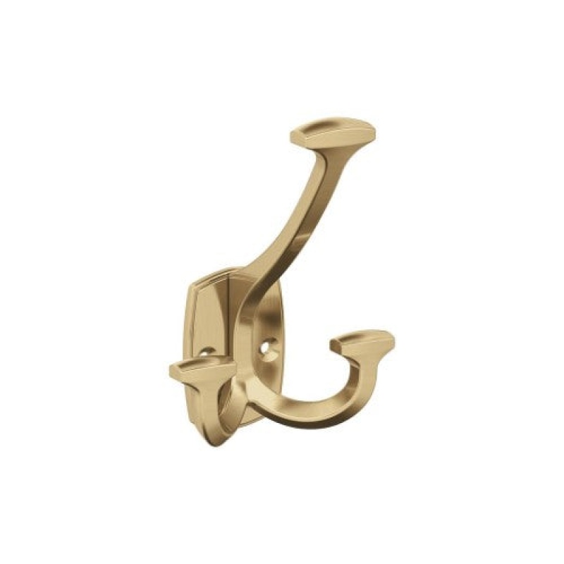 Vicinity Zinc Triple Prong Decorative Hook - Champagne Bronze - 4 9/16" (116 Mm) Length
