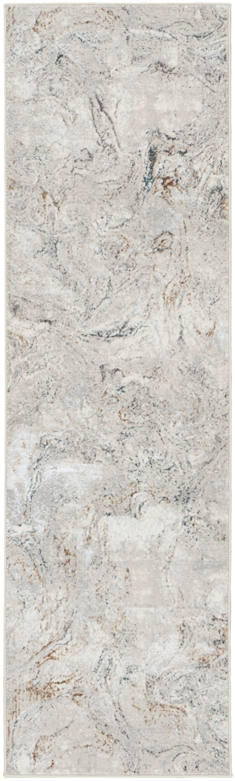 Glitz Grey Multicolor Modern Area Rug