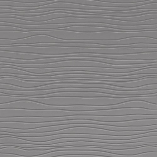 Johnsonite Grey Bamboo Solid Color Rubber Tile - Textured - 24" X 24"