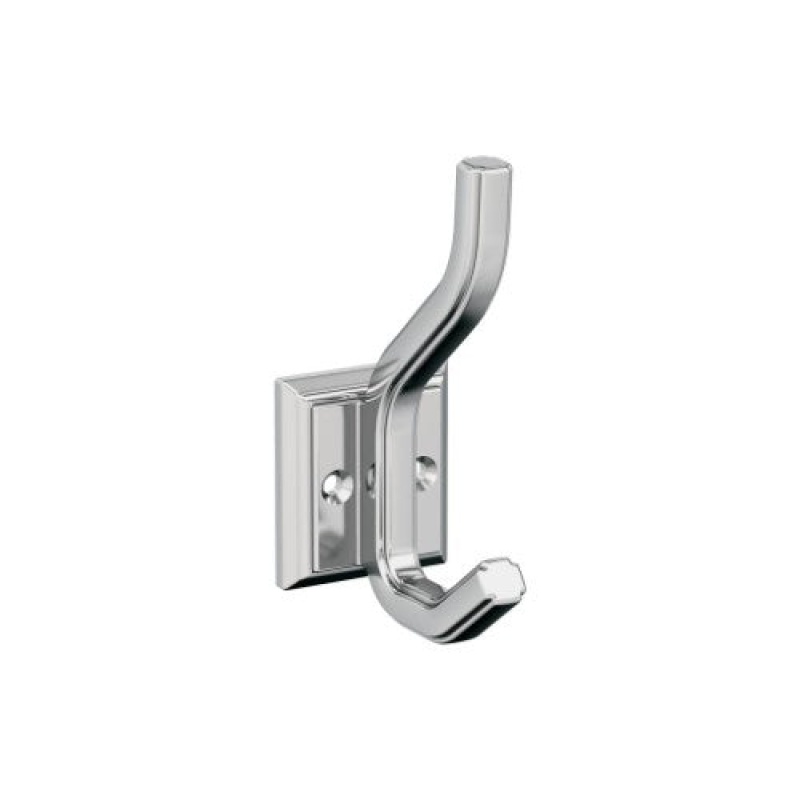 Aliso Zinc Double Prong Decorative Hook