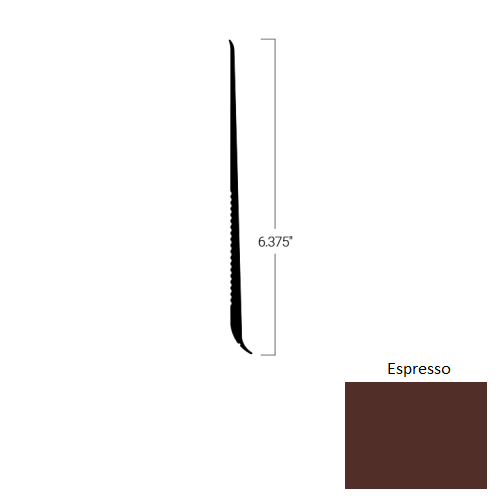 Johnsonite Espresso Rubber Tightlock Resilient Rubber Base