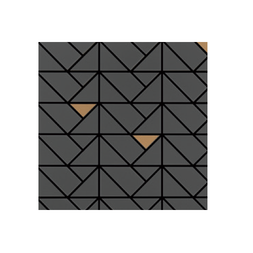 Eclettica Stare Anthracite Ceramic Mosaic - Triangle - Matte