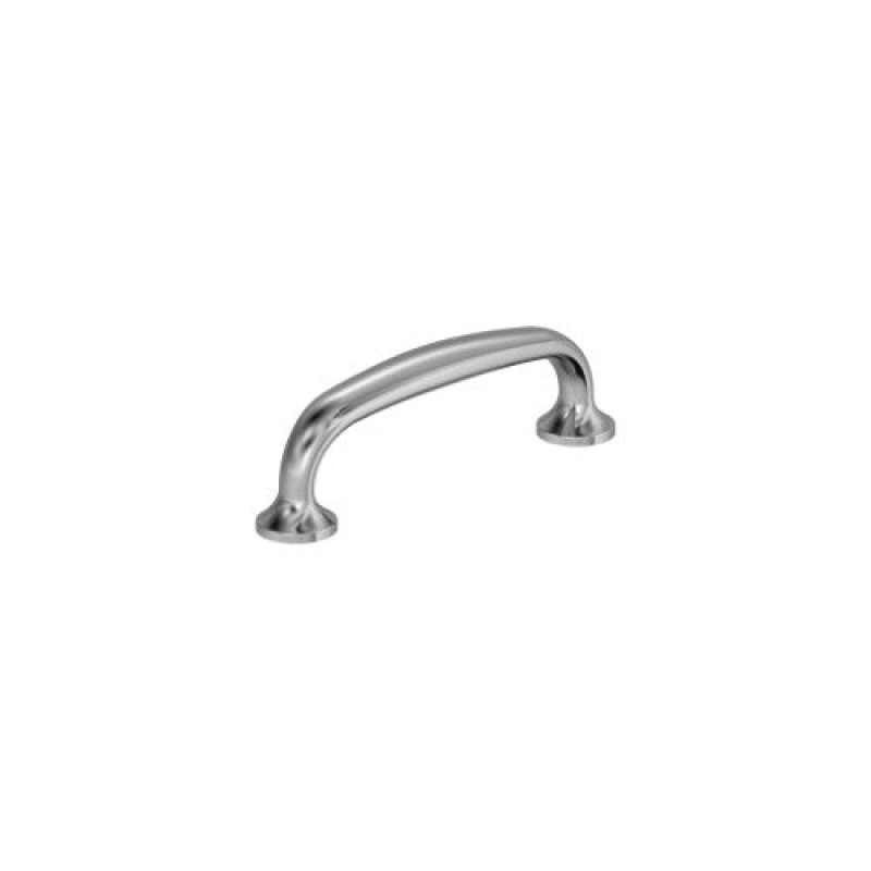 Renown Zinc Bar Cabinet Pull - Polished Chrome