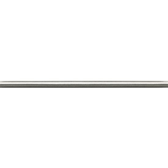Ambiance Pewter Cane Metal Wall Trim - 3/4" X 12" Liner - Brushed