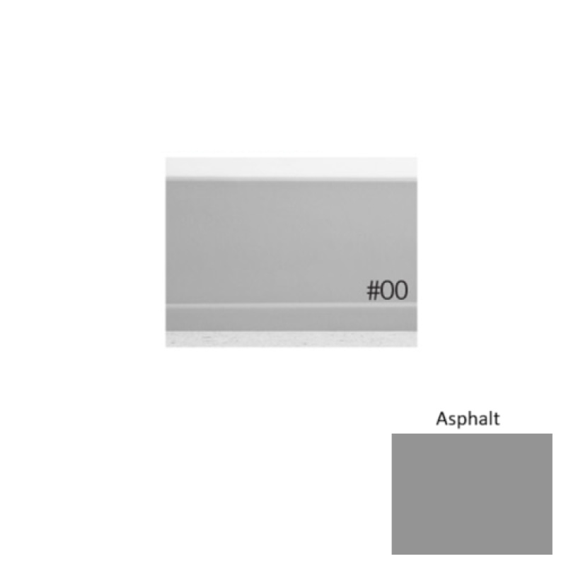 Pinnacle Plus #00 Simplicity Asphalt Rubber Coil Wall Base - 4" X 60 Ft