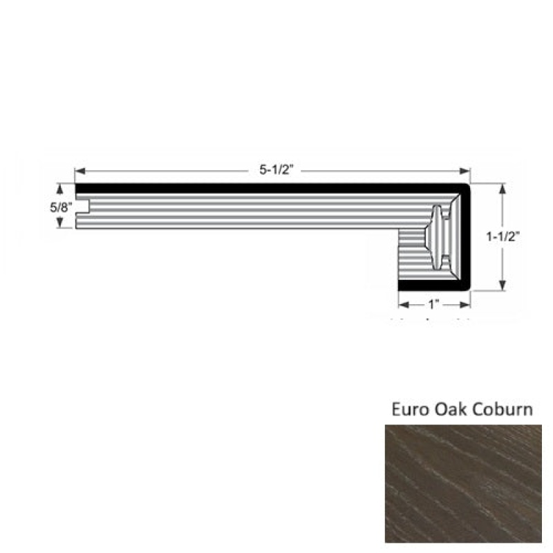 Mill Creek Euro Oak Coburn Engineered Square Stair Nose