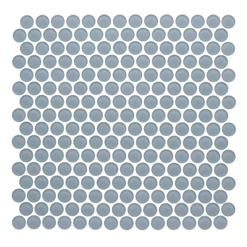 Glass Essentials Stratos Glass Mosaic - Penny Round - Matte