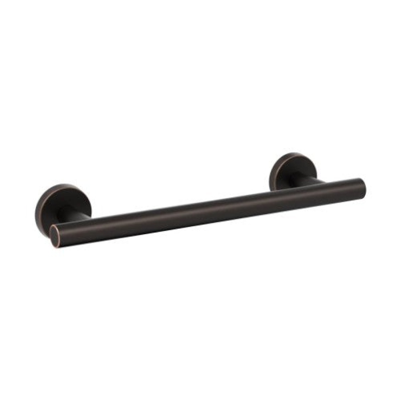 Arrondi Stainless Steel Single Wall Mounted Towel Bar - Oil Rubbed Bronze
