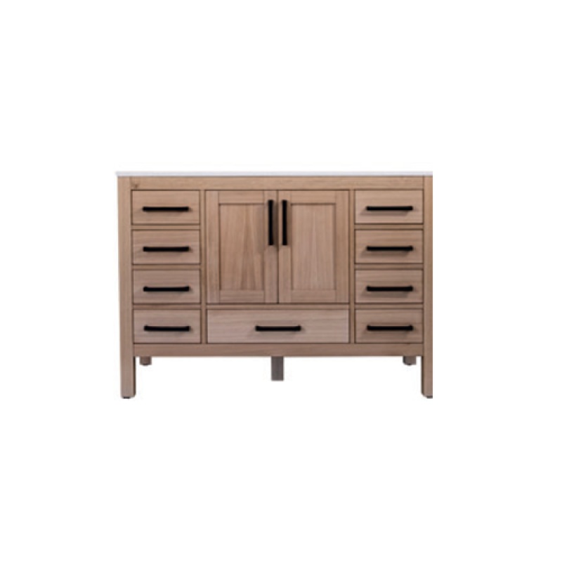 Ashley Natural Oak Freestanding Bathroom Vanity, 48"