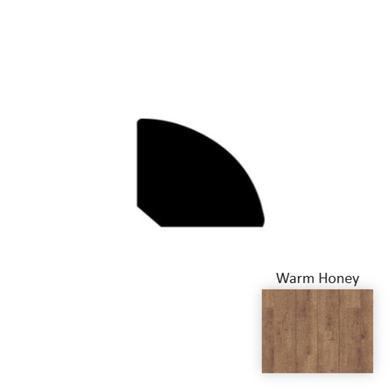 EspañA Grande Cadiz Warm Honey Laminate Wood Moulding / Trim - 94.49" Quarter Round - Embossed