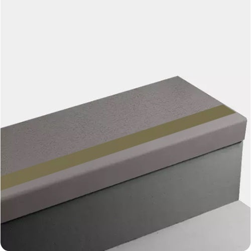 Johnsonite Ganache Rice Paper Rubber Moulding / Trim - 12 1/4" x 36" Angle Fit Stair Tread Without Riser (Sq) With 49 B…