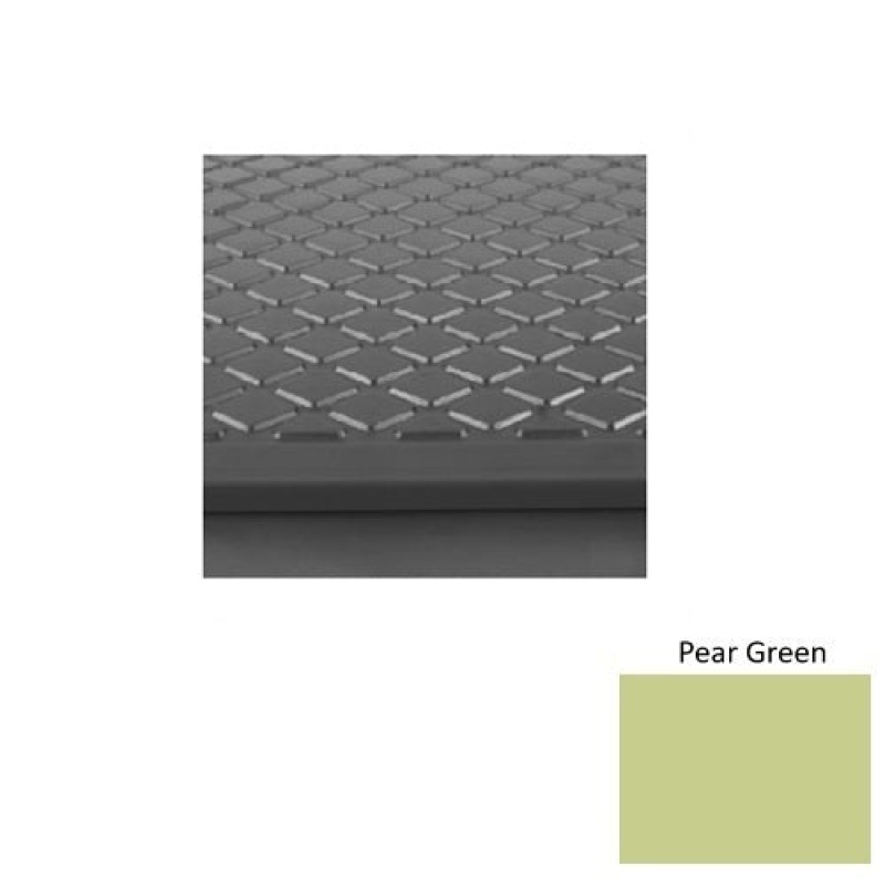 Solid 31 Pear Green Diamond Rubber Stair Tread