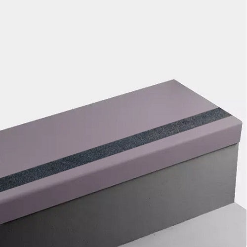 Johnsonite Shoreline Purple Hammered Rubber Stair Tread