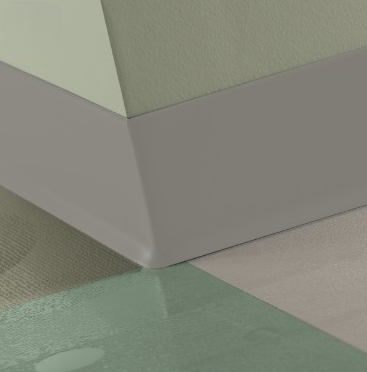 Johnsonite Pebble Vinyl Traditional Wall Base - 6" X 48" X 1/8" Toe - Traditional Wall Base