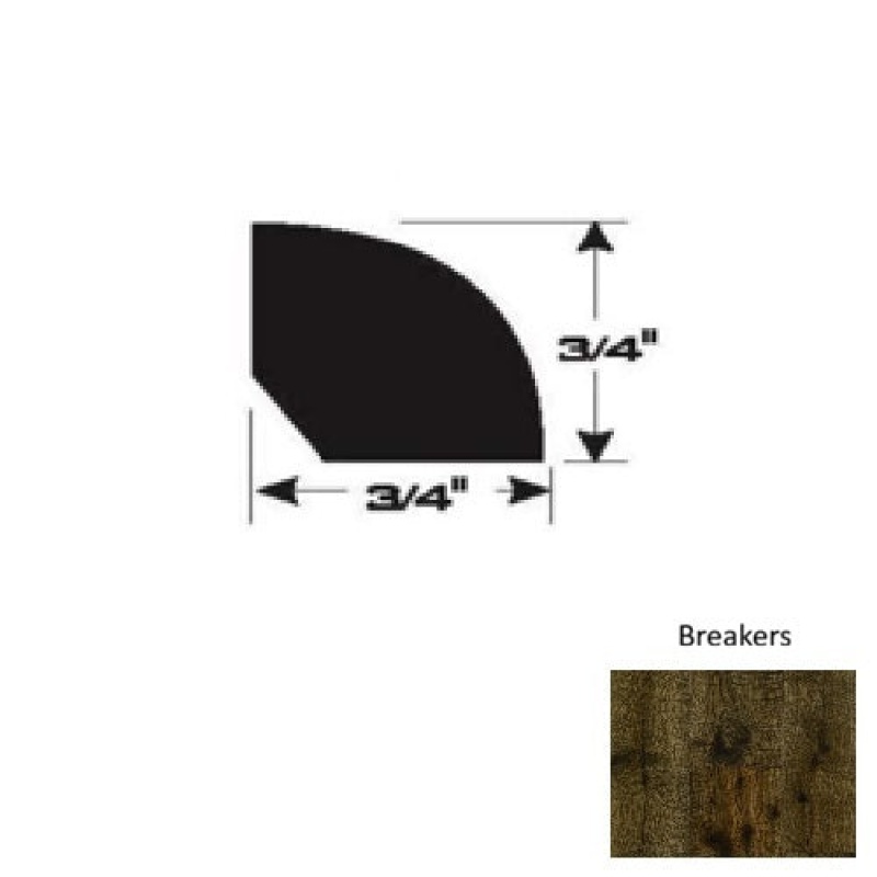 Breakers 90" Quarter Round Trim