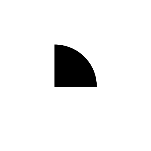Unfinished Rubber Millwork Quarter Round Trim