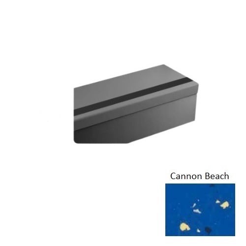 Johnsonite Cannon Beach Hammered Extended Depth Rubber Stair Tread