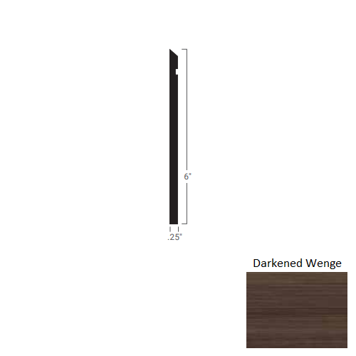 Johnsonite Darkened Wenge Rubber Masquerade Wall Base