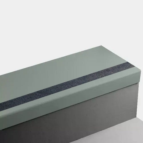 Green Vista Hammered Rubber Stair Tread