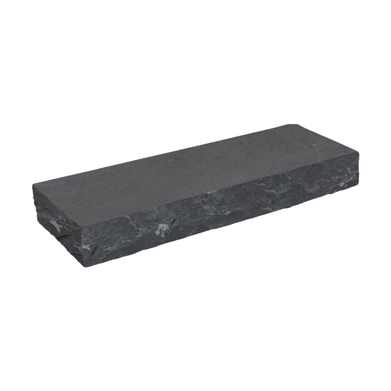 Lime Black Limestone Step - Natural Cleft - 16" X 48"