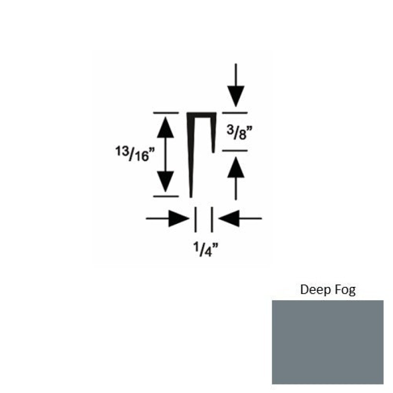 Solid 47 Deep Fog Rubber Cove Cap Square