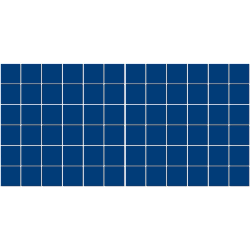 Unglazed Mosaics Sapphire Sky Porcelain Mosaic - 2" X 2" - Unglazed