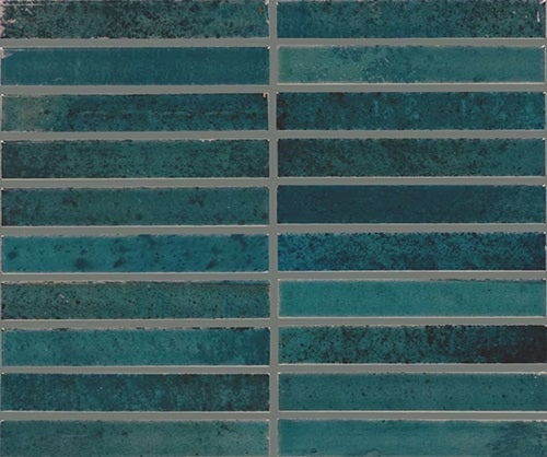 Miramo Horizon Microban Ceramic Mosaic - 1" X 6" Stacked - Glossy