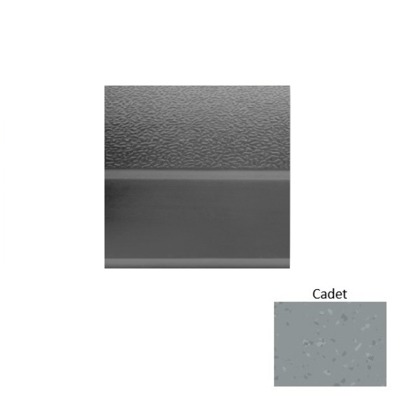 Symmetry 93 Cadet Rubber (Sq) Stair Tread - Textured