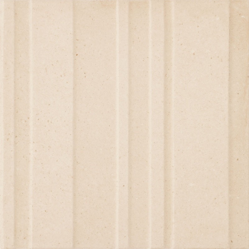 Crafthouse Pomice Fluted Porcelain Tile - Matte - 8" X 8"