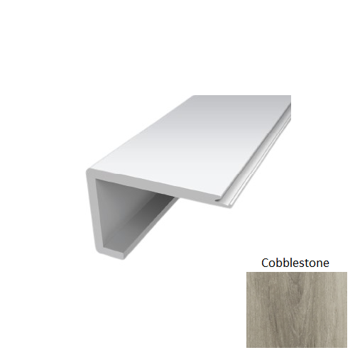 Halstatt Cobblestone Embossed Luxury Vinyl Stair Cap