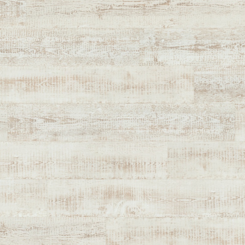 Knight White Painted Pine Rigid Core Luxury Vinyl Tile - Textured - 6" X 36"