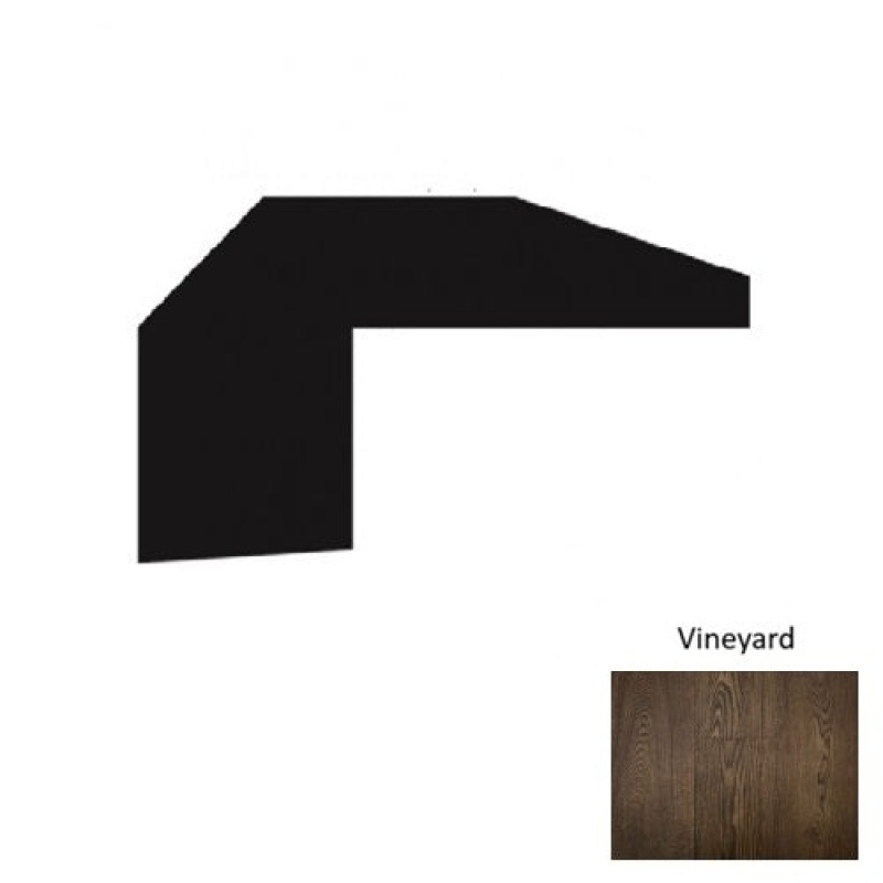 Elevate Vineyard Hardwood Moulding / Trim - 78" Threshold - Wire Brushed