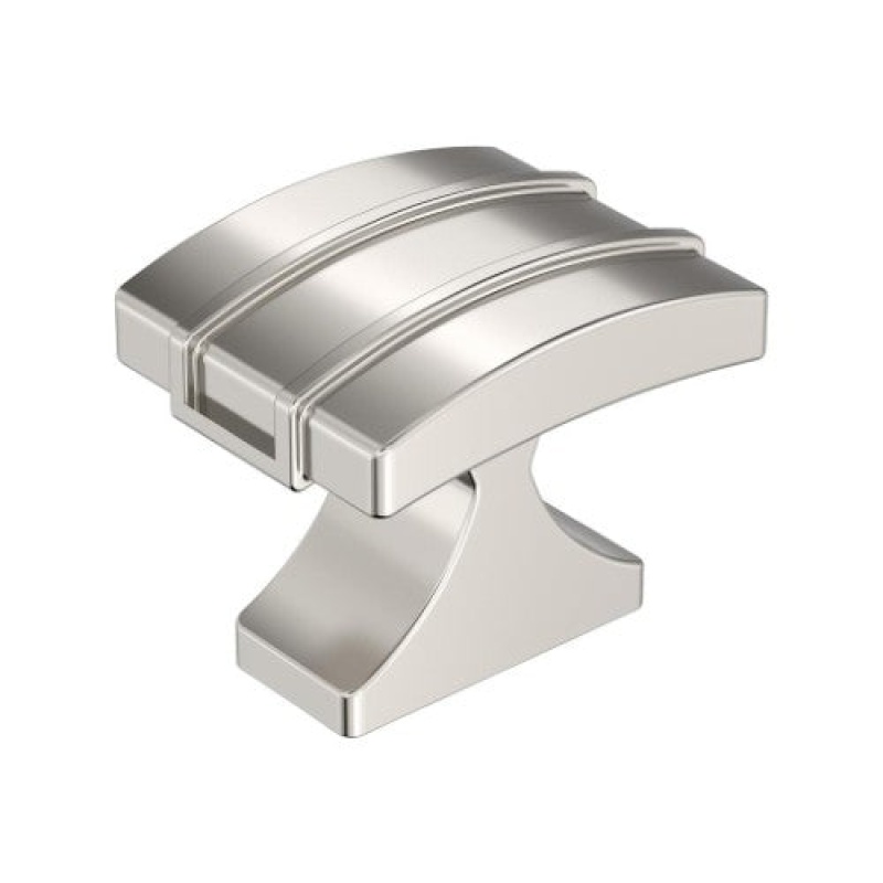 Davenport Zinc Cabinet Knob - Polished Nickel