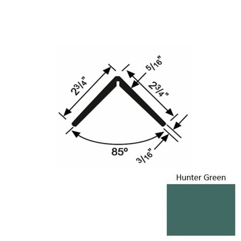 Solid 19Xtr Hunter Green Rubber Corner Guard