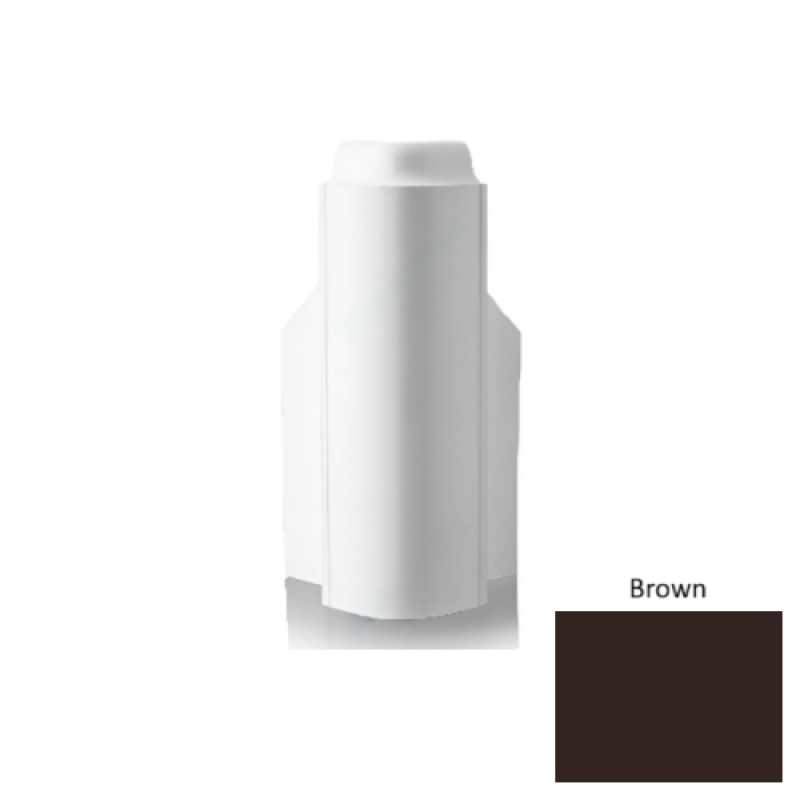 Pinnacle Brown Rubber Outside Corner Block