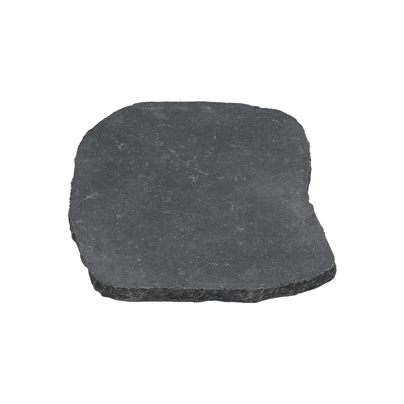Antique Black Irregular Limestone Stepping Stone - Tumbled