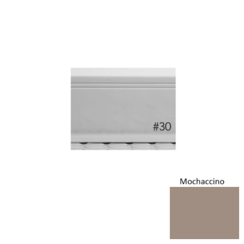 Pinnacle Plus #30 Sketch Mochaccino Rubber Coil Wall Base - 4" X 120 Ft