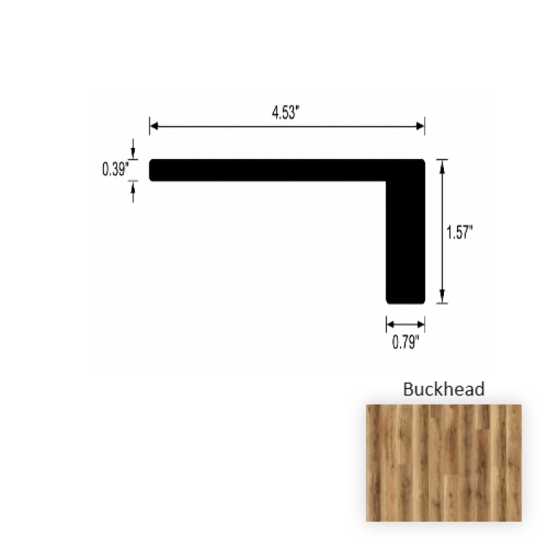 Versacore Pureedge Buckhead Flush Square Stair Nose