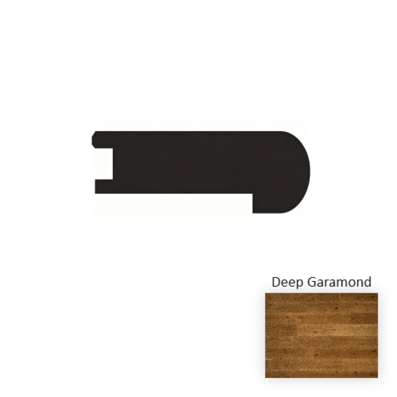 Inscription Deep Garamond Hardwood Moulding / Trim - 3" X 90" Flush Stair Nose - 3" X 90"