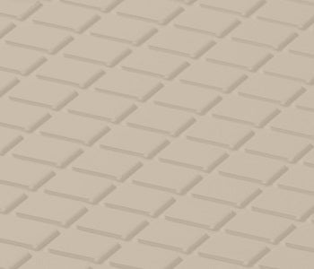 Johnsonite Silk Diamond Solid Color Rubber Tile - Textured - 24" X 24"