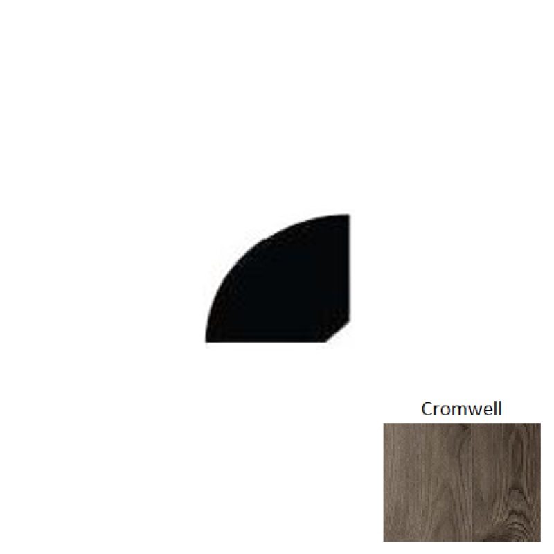 Lamdura Landmark Cromwell Laminate Wood Moulding / Trim - 94" Quarter Round - Embossed