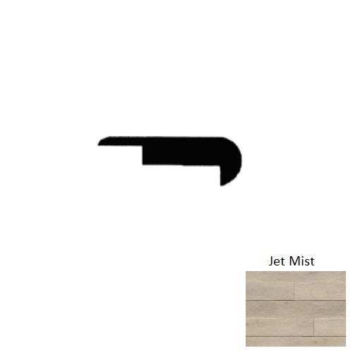 The Creek Jet Mist Luxury Vinyl Stair Nose Trim