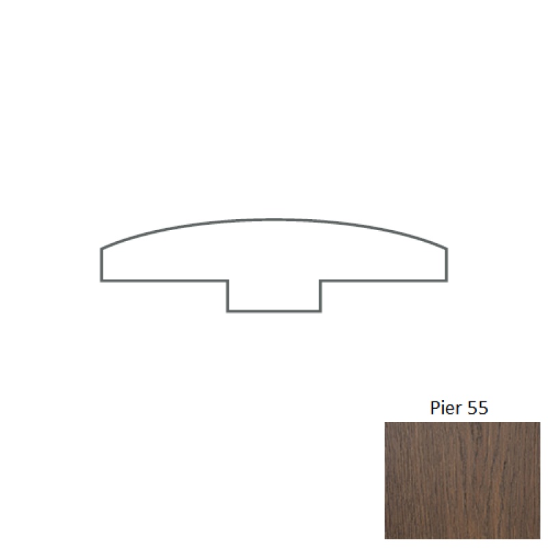 New York Loft Pier 55 Hardwood Moulding / Trim - 1 1/2" X 96" T Molding - Polyurethane