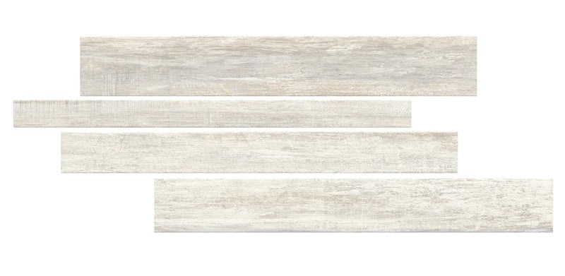 Apicura Bisque Porcelain Mosaic - Linear - Matte