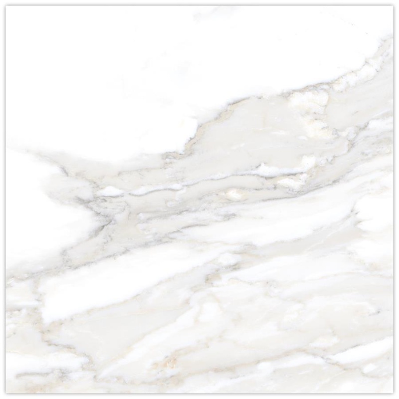 Ella Hill Calacatta Ceramic Tile - Matte - 17 3/4" X 17 3/4"