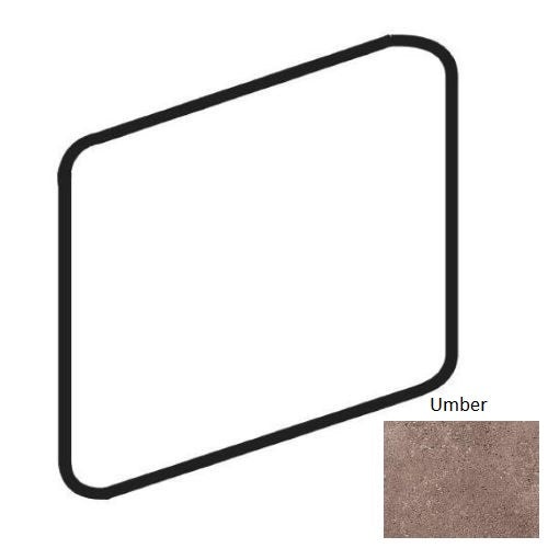 Abound Umber Ceramic Wall Trim 2" x 2" Bullnose Outcorner - Matte