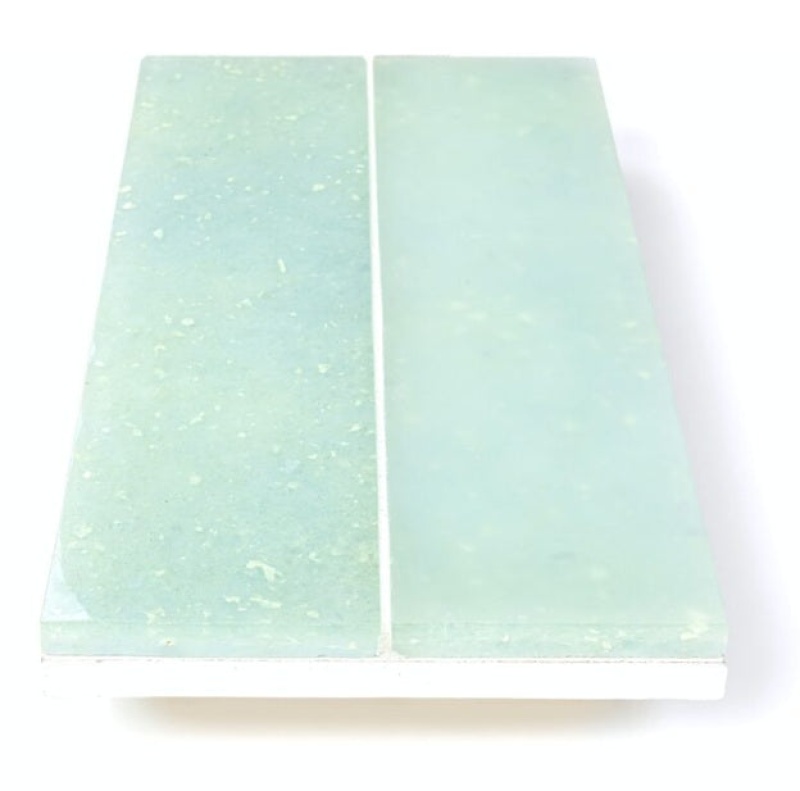 Liquid Tahoe Glass Tile - Frosted / Clear - 3.5" X 14"