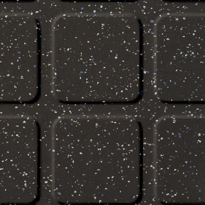 Johnsonite Historic Raised Square Rubber Tile