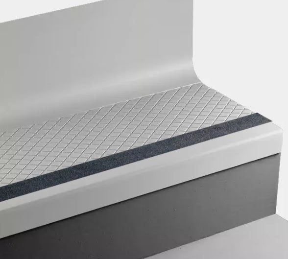 Johnsonite Snowbound Diamond Rubber Stair Tread